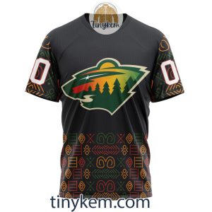 Minnesota Wild Black History Month Customized Hoodie Tshirt Sweatshirt2B6 8z4mG