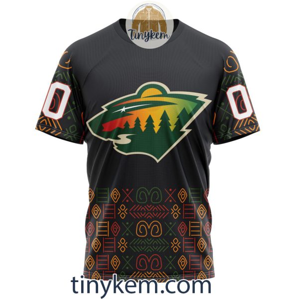 Minnesota Wild Black History Month Customized Hoodie, Tshirt, Sweatshirt