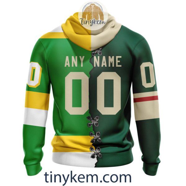 Minnesota Wild Home Mix Reverse Retro Jersey Customized Hoodie, Tshirt, Sweatshirt