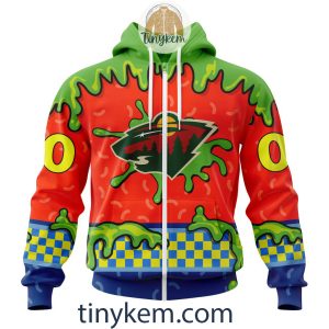 Minnesota Wild Nickelodeon Customized Hoodie Tshirt Sweatshirt2B2 FDTXz