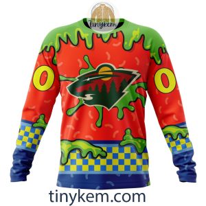 Minnesota Wild Nickelodeon Customized Hoodie Tshirt Sweatshirt2B4 xP1QY