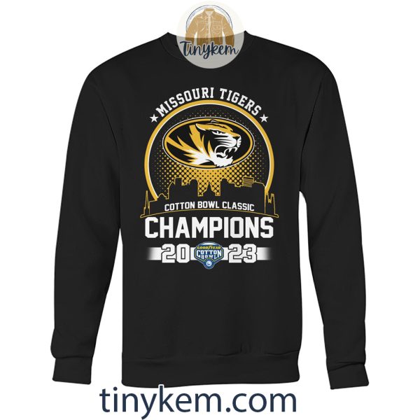 Missouri Tigers Cotton Bowl Classic Champions 2023 Shirt Two Sides Printed