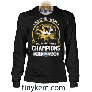 Missouri Tigers Cotton Bowl Classic Champions 2023 Shirt Two Sides Printed2B7 8CgLx