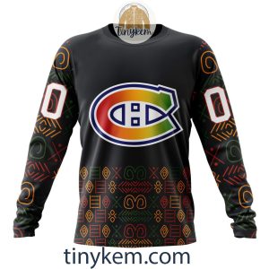 Montreal Canadiens Black History Month Customized Hoodie Tshirt Sweatshirt2B4 xelFm