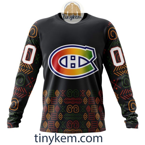 Montreal Canadiens Black History Month Customized Hoodie, Tshirt, Sweatshirt