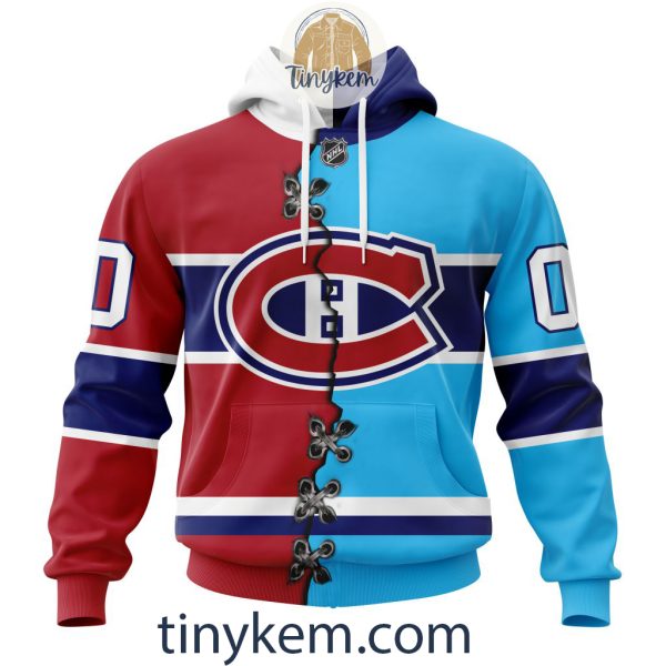 Montreal Canadiens Home Mix Reverse Retro Jersey Customized Hoodie, Tshirt, Sweatshirt