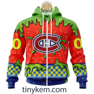 Montreal Canadiens Nickelodeon Customized Hoodie Tshirt Sweatshirt2B2 epQ2W