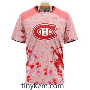 Montreal Canadiens Valentine Hoodie Tshirt Sweatshirt2B6 P7LHB