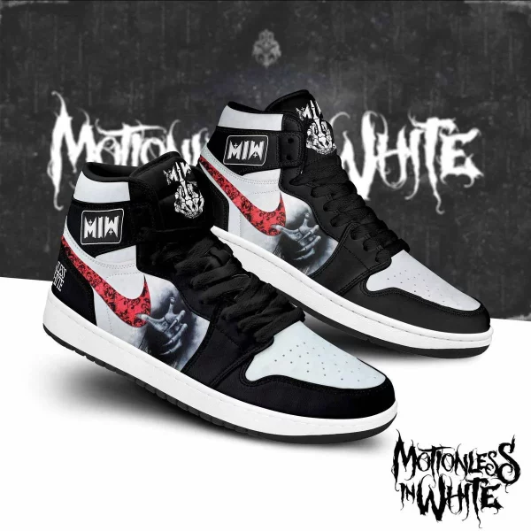 Motionless in White Air Jordan 1 High Top Shoes