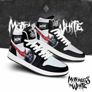 Motionless in White Air Jordan 1 High Top Shoes2B3 62wv0