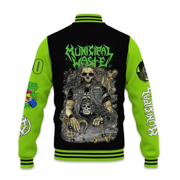 Municipal Waste Customized Baseball Jacket