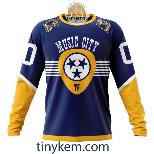 Nashville Predators Hoodie With City Connect Design