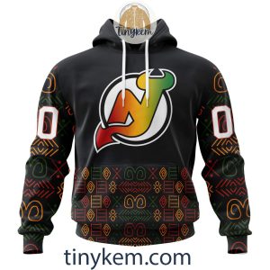 New Jersey Devils Hoodie, Tshirt With Personalized Design For St. Patrick Day