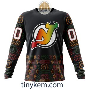 New Jersey Devils Black History Month Customized Hoodie Tshirt Sweatshirt2B4 1q8fZ