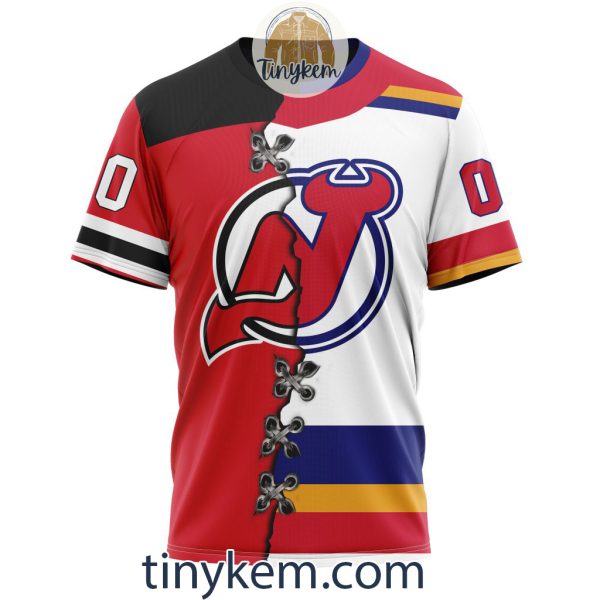 New Jersey Devils Home Mix Reverse Retro Jersey Customized Hoodie, Tshirt, Sweatshirt