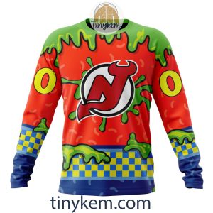 New Jersey Devils Nickelodeon Customized Hoodie Tshirt Sweatshirt2B4 DNqcx