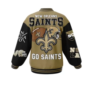 New Orleans Saints Baseball Jacket Go Saints2B3 wH4qX