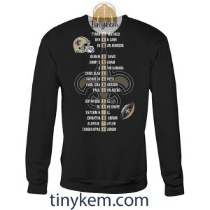 New Orleans Saints NFC South Champions 2023 Shirt Two Sides Printed2B7 28keF