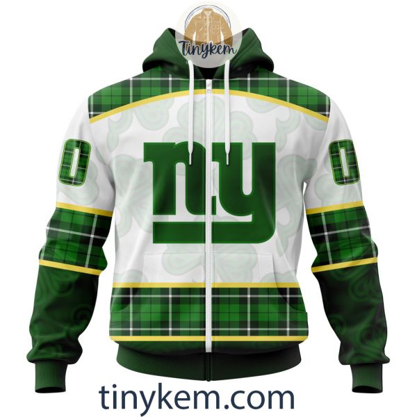 New York Giants Shamrock Customized Hoodie, Tshirt: Gift For St Patrick Day 2024