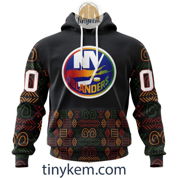 New York Islanders Black History Month Customized Hoodie, Tshirt, Sweatshirt