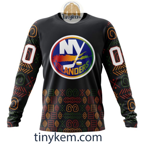 New York Islanders Black History Month Customized Hoodie, Tshirt, Sweatshirt