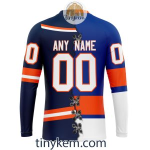 New York Islanders Home Mix Reverse Retro Jersey Customized Hoodie Tshirt Sweatshirt2B5 CVzFH