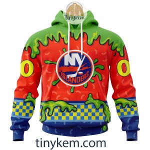 New York Islanders Camo Hockey V-neck Long Sleeve Jersey