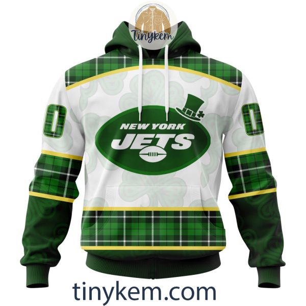 New York Jets Shamrock Customized Hoodie, Tshirt: Gift For St Patrick Day 2024