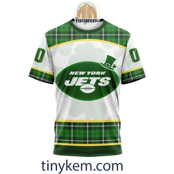 New York Jets Shamrock Customized Hoodie, Tshirt: Gift For St Patrick Day 2024