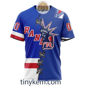 New York Rangers Home Mix Reverse Retro Jersey Customized Hoodie Tshirt Sweatshirt2B6 duCCF