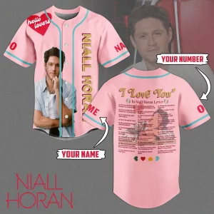 Niall Horan Customized Baseball Jersey