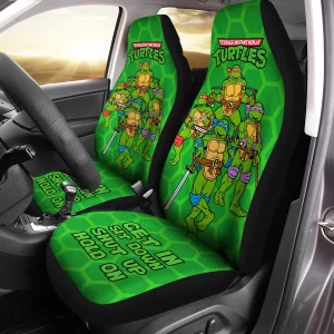 Ninja Turtle Car Seat Cover Get In Sit Down Hold On2B2 gWN7G