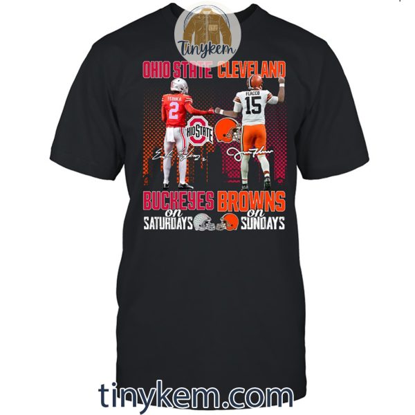 Ohio State Cleveland Shirt: Buckeyes on Saturdays Browns on Sundays