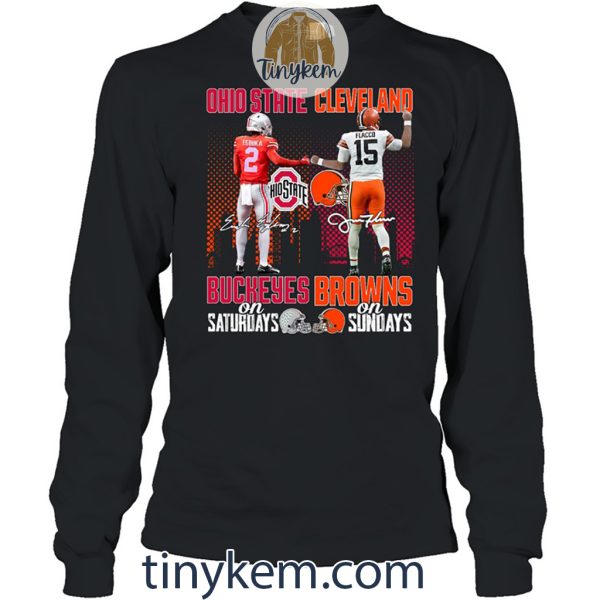 Ohio State Cleveland Shirt: Buckeyes on Saturdays Browns on Sundays