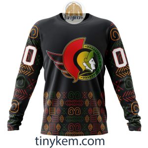 Ottawa Senators Black History Month Customized Hoodie Tshirt Sweatshirt2B4 9rgHx