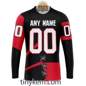 Ottawa Senators Home Mix Reverse Retro Jersey Customized Hoodie Tshirt Sweatshirt2B5 PKdQ7