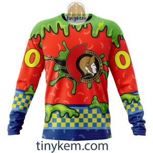 Ottawa Senators Nickelodeon Customized Hoodie Tshirt Sweatshirt2B4 Mx1Ks