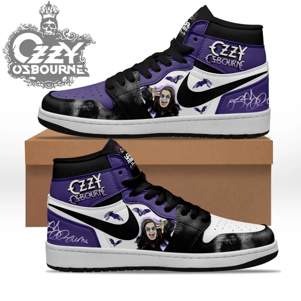 Ozzy Osbourne Air Jordan 1 High Top Shoes