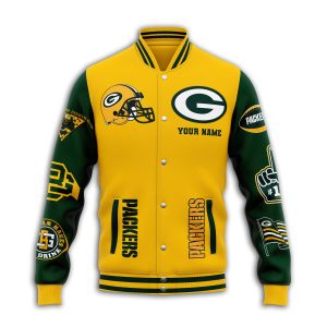 Packers Football 1919 Custom Name Baseball Jacket2B4 AJAYF
