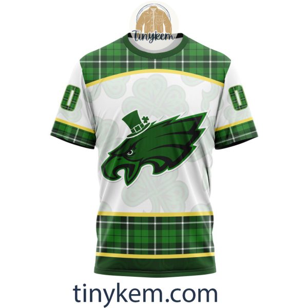 Philadelphia Eagles Shamrock Customized Hoodie, Tshirt: Gift For St Patrick Day 2024