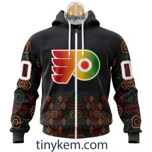 Philadelphia Flyers Black History Month Customized Hoodie Tshirt Sweatshirt2B2 X6EAL