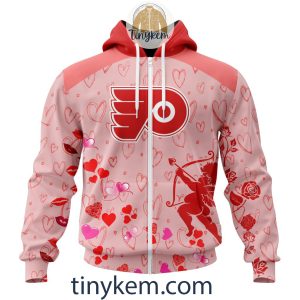 Philadelphia Flyers Valentine Hoodie Tshirt Sweatshirt2B2 Yyzu9