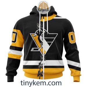 Pittsburgh Penguins Home Mix Reverse Retro Jersey Customized Hoodie Tshirt Sweatshirt2B2 d5TON