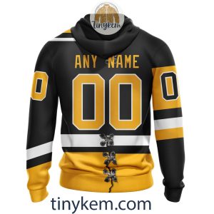 Pittsburgh Penguins Home Mix Reverse Retro Jersey Customized Hoodie Tshirt Sweatshirt2B3 01uXT