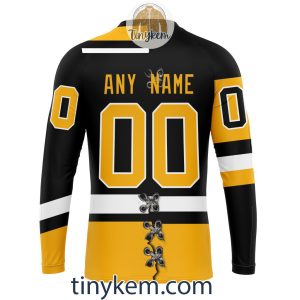 Pittsburgh Penguins Home Mix Reverse Retro Jersey Customized Hoodie Tshirt Sweatshirt2B5 ZhKNn