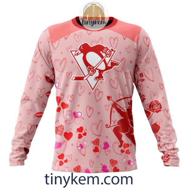 Pittsburgh Penguins Valentine Customized Hoodie, Tshirt, Sweatshirt