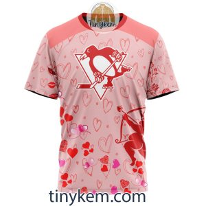 Pittsburgh Penguins Valentine Hoodie Tshirt Sweatshirt2B6 4KhPT