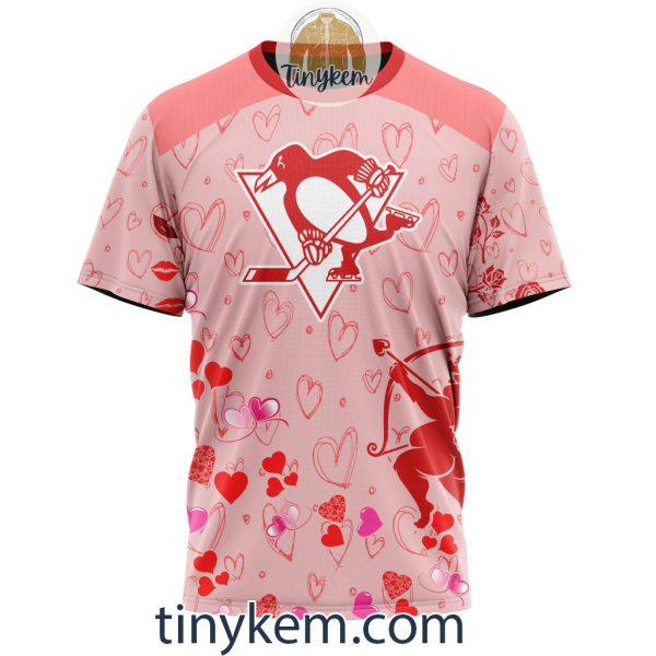 Pittsburgh Penguins Valentine Customized Hoodie, Tshirt, Sweatshirt