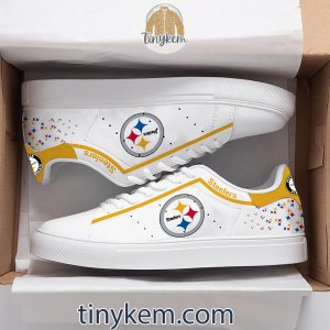 Pittsburgh Steelers Customized Leather Skate Shoes