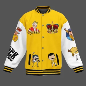 Queen Freddie Mercury Baseball Jacket2B2 EgT7j